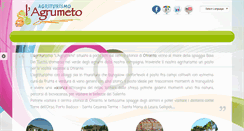Desktop Screenshot of lagrumetootranto.it
